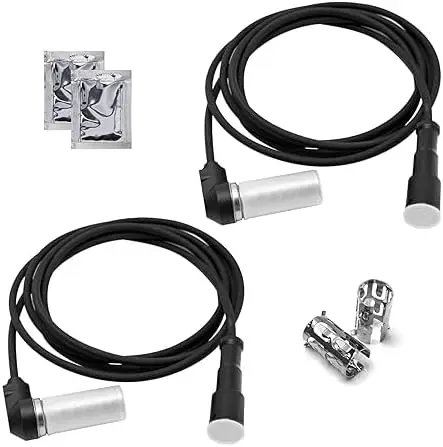 

2Pcs Truck ABS Wheel Speed Sensor Kit 6.6ft 90° Cable for Wabco Meritor 4410328140 4410326180 R955342