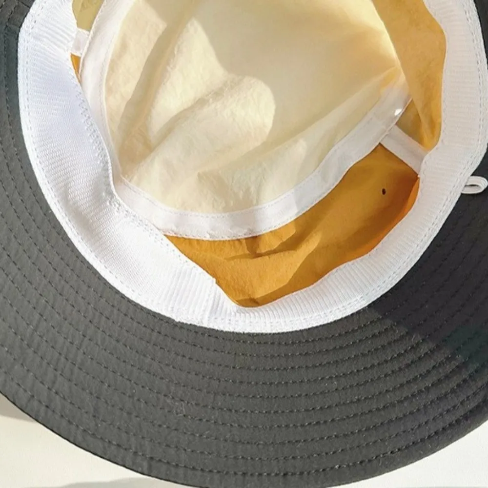 Fashion Breathable Quick-Dry Bucket Hat Light Thin Folding Fisherman Hat Patchwork Anti-UV Sun Protection Cap Outdoor