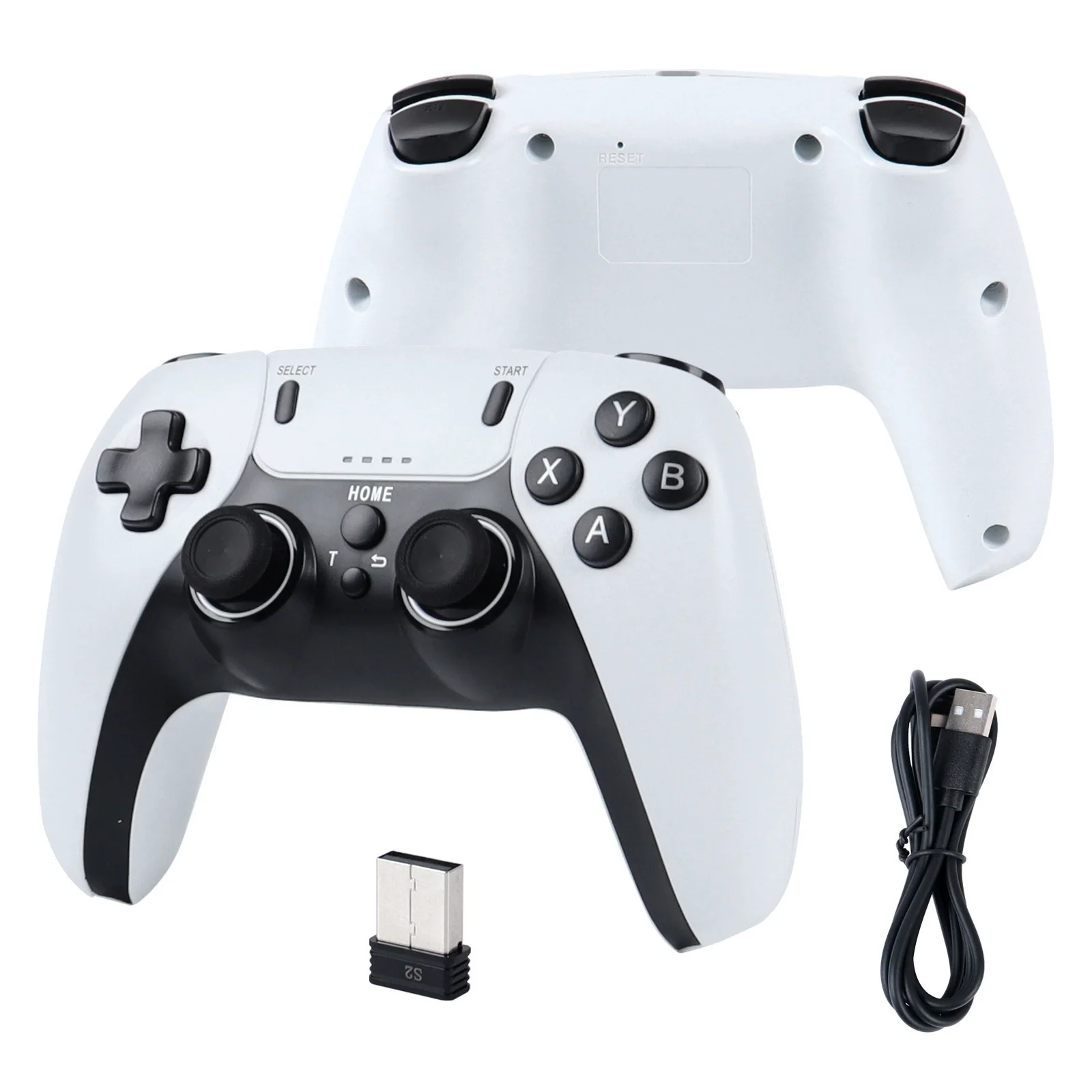 

2.4G Wireless Dual Game Controller One-to-Two for PC Android TV Set-Top Box HD Dual Controller