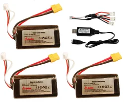 XT60 plug Henglong 3818 3819 3838 3839 3889 3898 3899 3908 3918 3938 3939 1/16 RC tank parts 7.2v 1800mAh Li-ion battery/USB