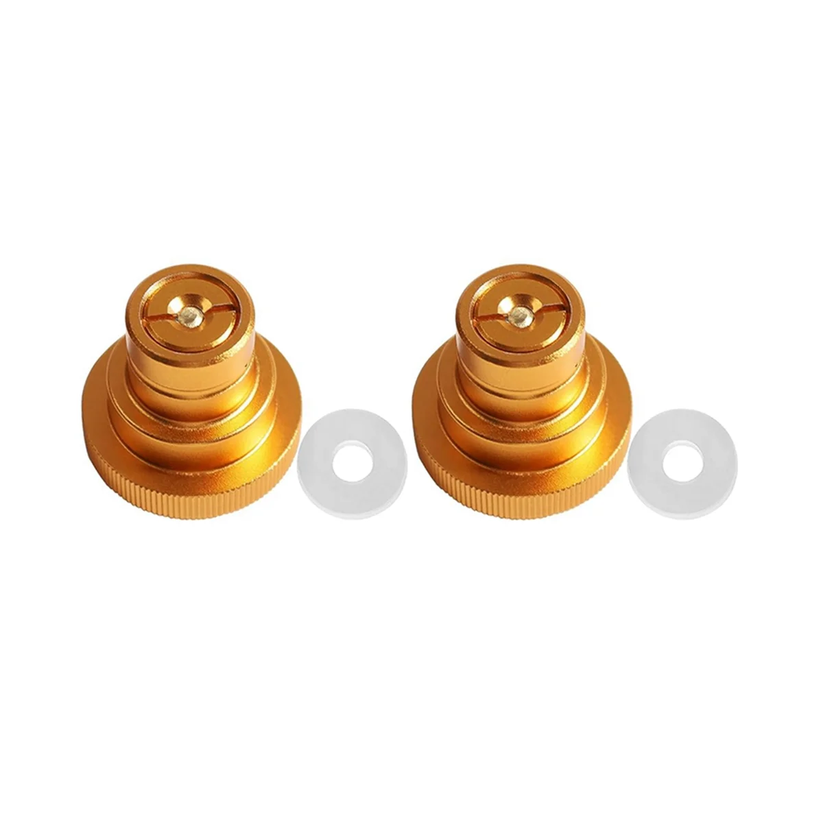 For Terra/Art//DUO Machine Soda Adapter TR21-4 Threaded Valve Refill 2 Set (Gold)