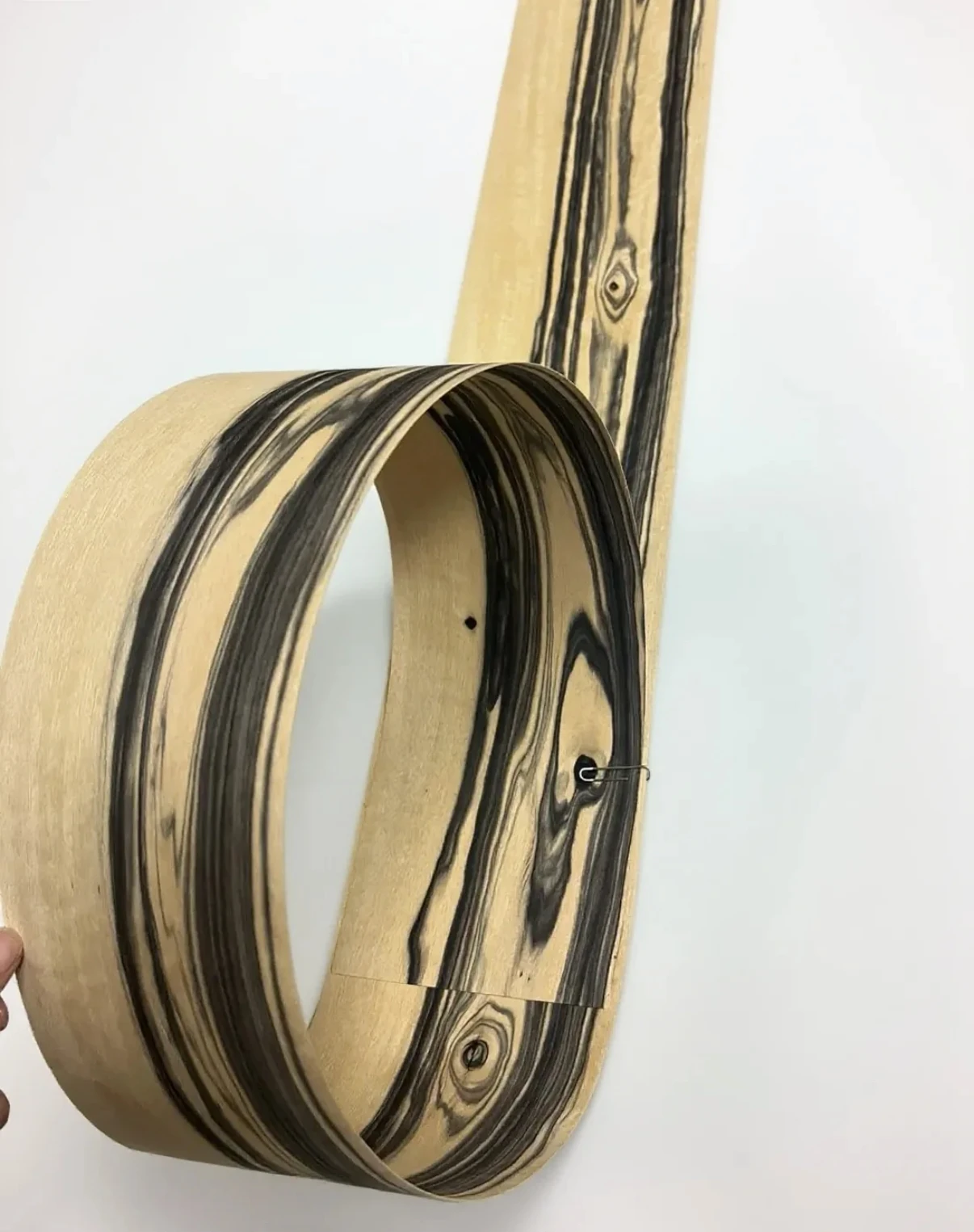 

L:1.8x0.15meters 0.5mm thickness Premium Natural 'Ink-Painting Figured Ebony Wood Veneer Thin wood sheet