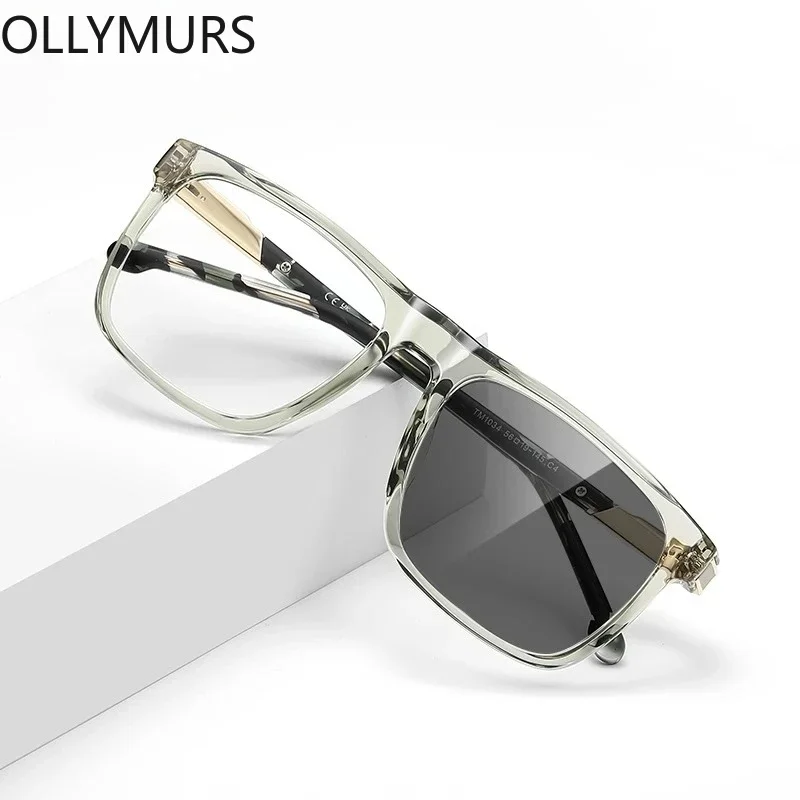 

Очки OLLYMURS: Новые модные мужские очки с большой оправой, персонализированный дизайн, защита от синего света, фотохромные, с возможностью индивидуальной коррекции зрения (LS)