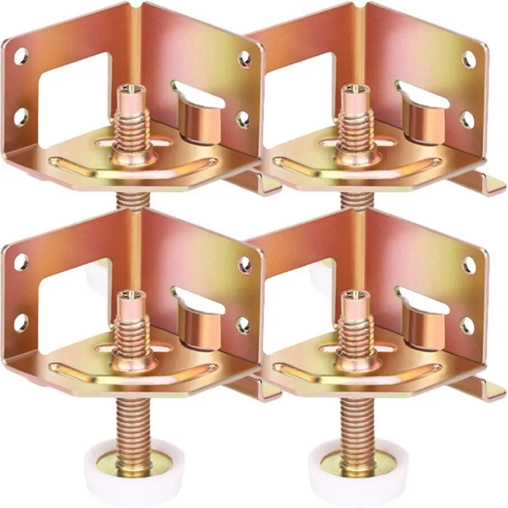 

4Pcs Foot Level Adjustment Adjustable Furniture Feet Pads Strong Bearing Capacity Heavy Duty Furniture Leg Adjustable Leveler