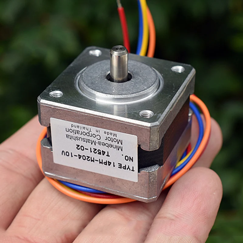 Minebea NEMA 14 35MM 2-Phase 4-Wire Hybrid Thin Stepper Motor 5mm shaft for 3D Printer CNC Robot Engraving Machine