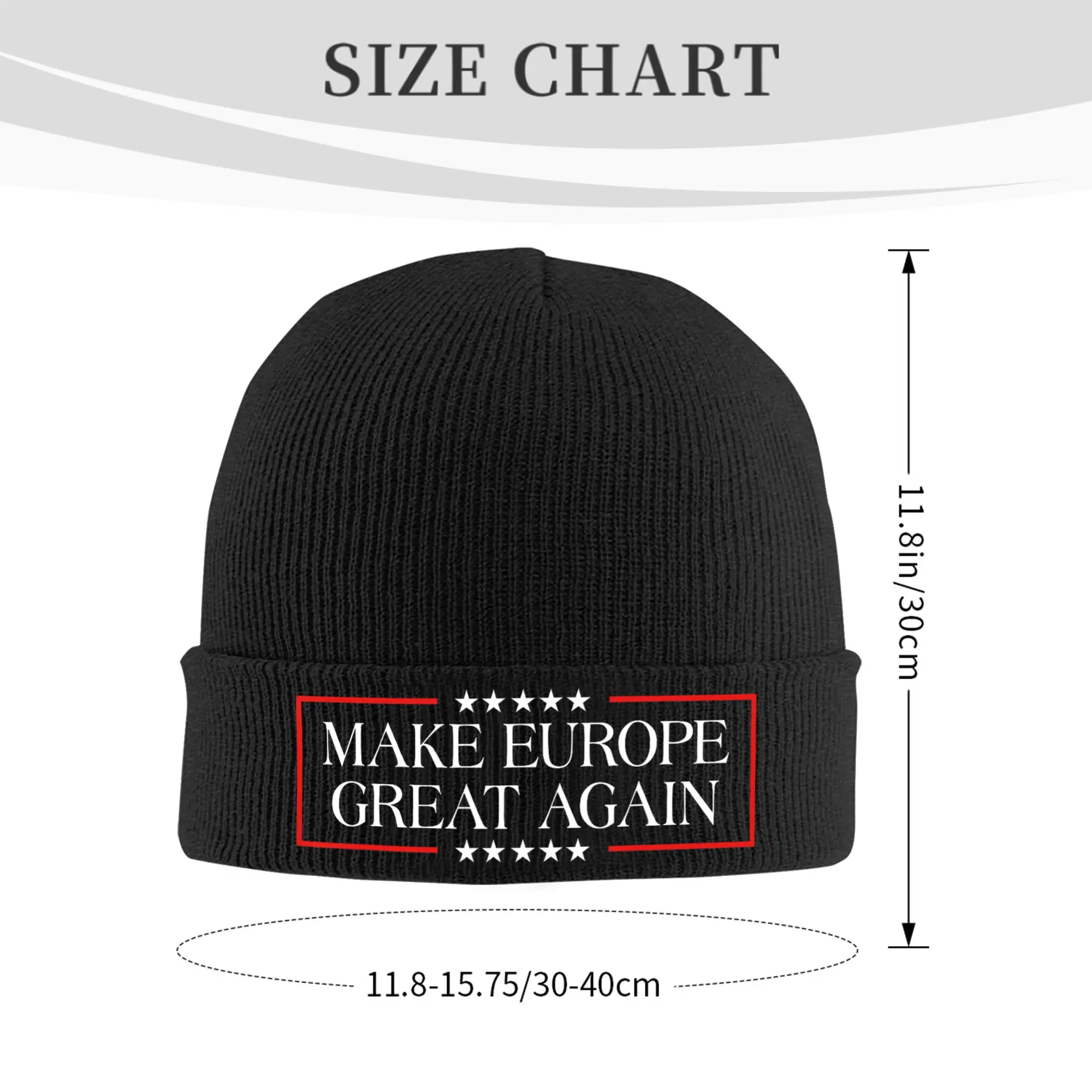 Make Europe Great Again  Knitted Caps for Women Men Beanie Autumn Winter Hat  Crochet Cap