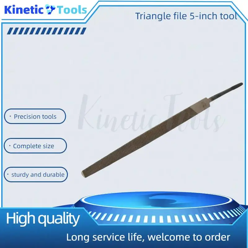

1 шт. напильник треугольной формы для тонкой резки, деревообработки, металлообработки, 5-дюймовые аксессуары, инструмент, профессиональные ручные инструменты