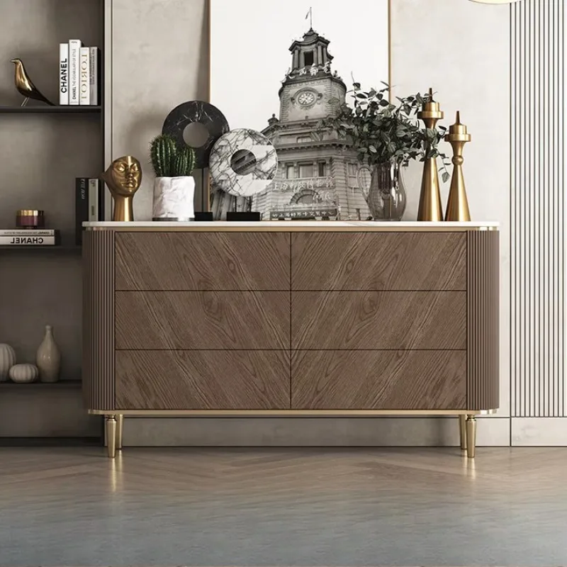 

storage cabinet Simple modern American storage high cabinet Drawer six-bucket cabinet, six-bucket cabinet (160 * 40 * 90cm)