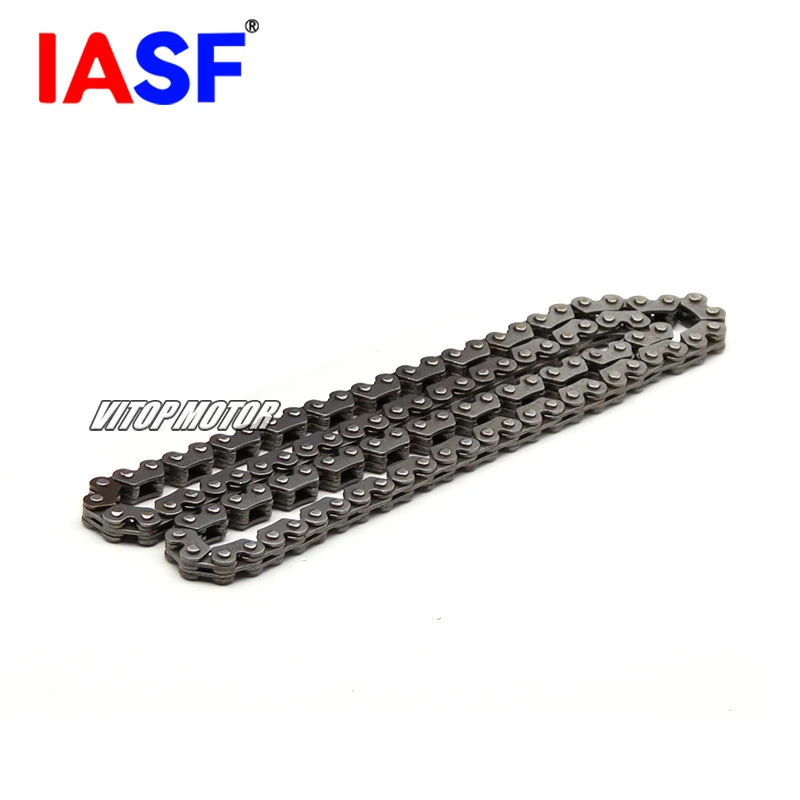 Cadena de distribución de 96 eslabones compatible con Benelli 150cc TNT150 BJ150-29B TNT 150 BJ 150-29B eslabones de cadena de distribución de leva de árbol de levas de motocicleta