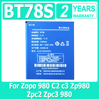 New 2000mAh BT78S / BT78T Battery For ZOPO C2 ZP980 ZP980+ C3 Replacement BT78T Mobile Phone