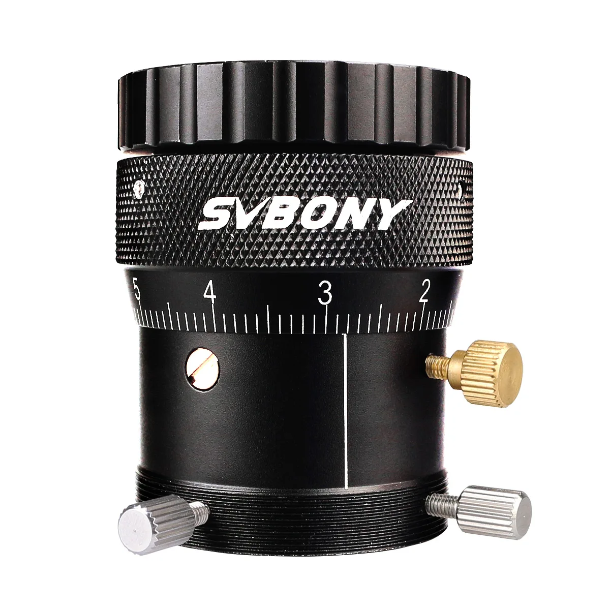 SVBONY 1.25'' Double Helical Focuser High Precision for Telescope Finder Guidescope with Brass Compression Ring (M42x0.75) SV108