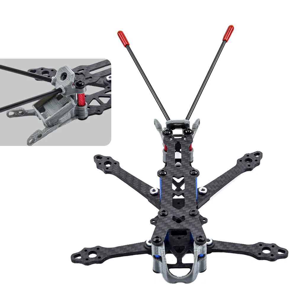 Roma 3 Inch 4 Inch / 150mm 175mm 3K Carbon Fiber Board Frame Kit X Type  with 3D Printing For FPV Drone Quadrocopter