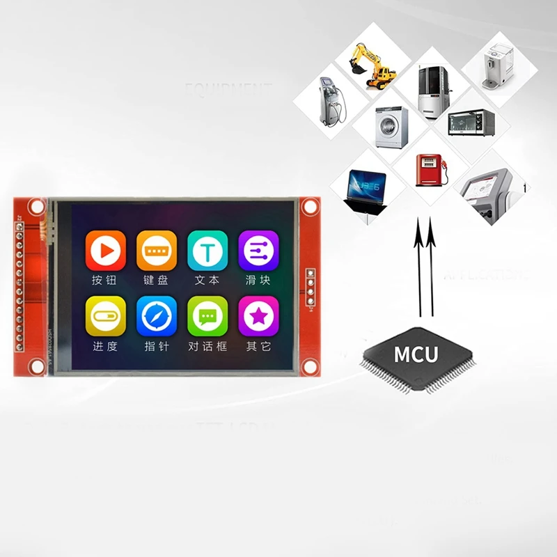 N75R-5X 2.8 Inch 240X320 SPI TFT LCD Display Module SPI Serial Port 51 Drive ILI9341V LCD Serial Port STM32 Drive Display