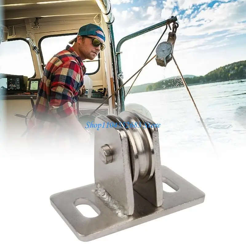 Y6GD Detachable Grooves Wheel Pulley Block Carbon Steel Pulleys Single Bearing Wheel