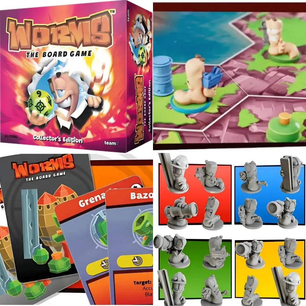 

Worms Mayhem: настольная игра Collector's Edition — английская версия