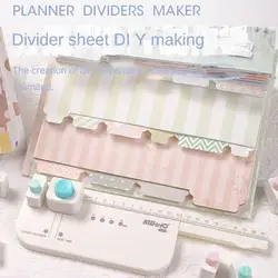 Divider Page Making Board for DIY Production of Manual Partition Pages Divider Page Making Tools Stationery