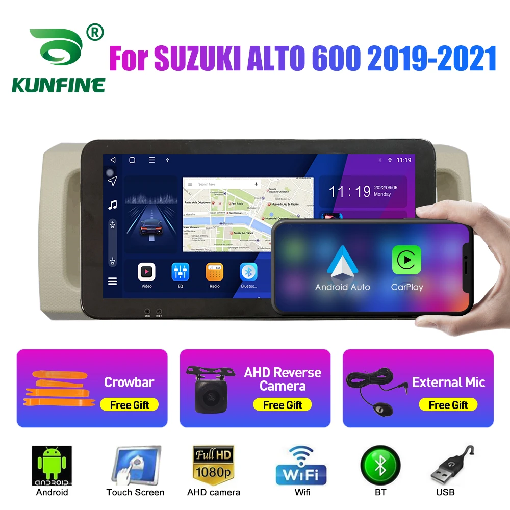 

Автомобильный радиоприемник 10,33 дюйма для SUZUKI ALTO 600 2019-2021 2Din Android автомобильный стерео DVD GPS навигатор плеер QLED экран Carplay