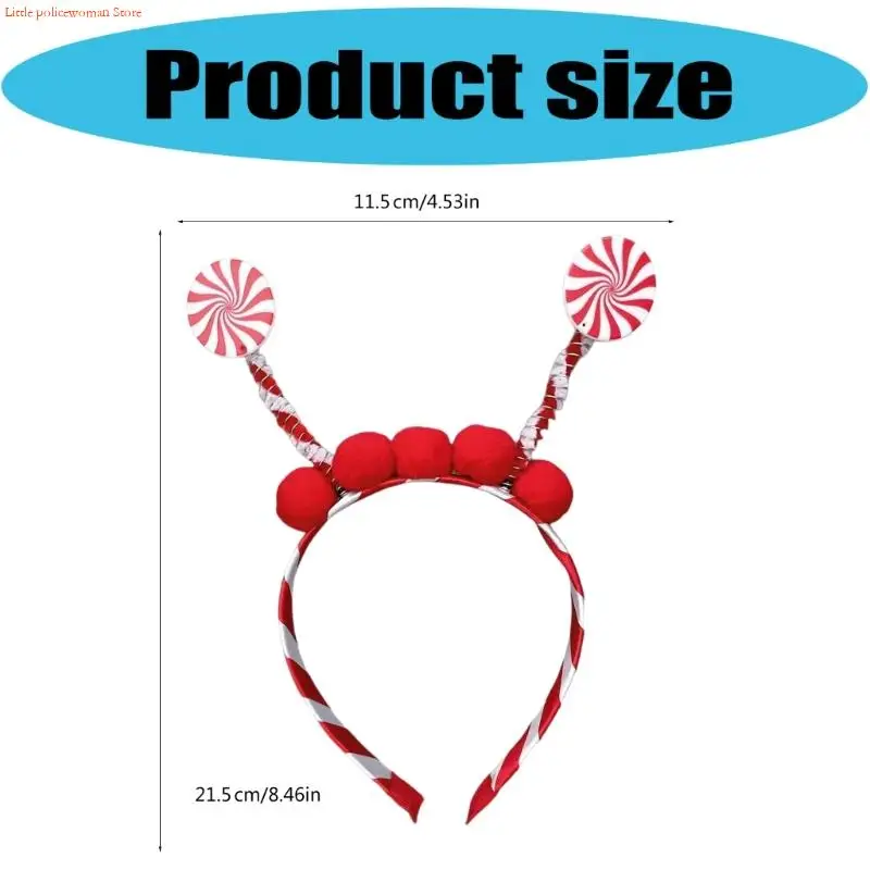 F92D Halloween Hairband Soft Lollipop Hairhoop زي ملحق للأطفال البالغين