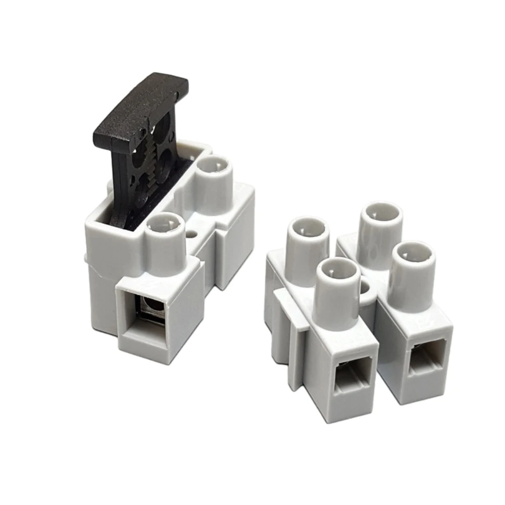 FT06 Fuse Terminal Block 1W/2W/3W/4W/5W 450V 15A PA66 UL94V-2 Shell Fire Retardant Fuse Tube Terminal for 0.75mm2-2.5mm2 Cable