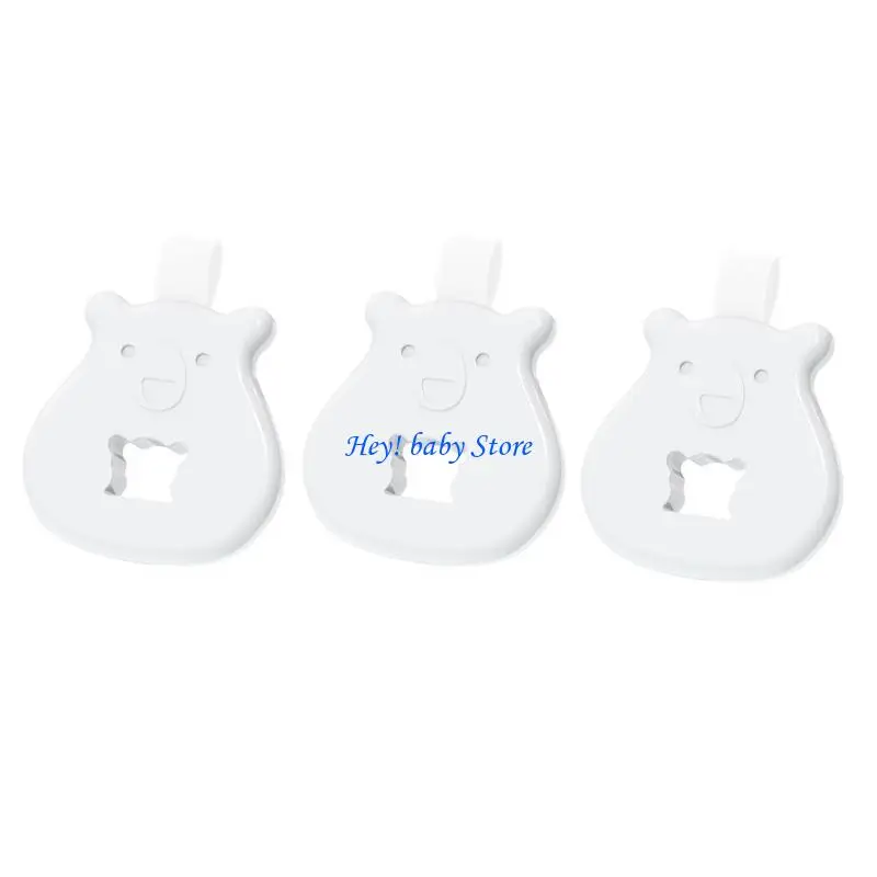 Q1FE 3pcs per bambini sbiancante per sbiancante per pulizia per pulizia spugna per pulizia dei denti strisce per cure denti