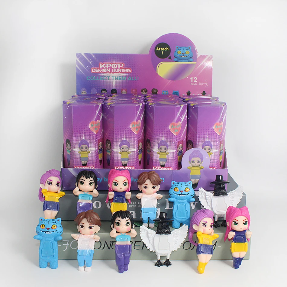 Nieuwe Kpop Demon Hunters Figuur Serie Blind Box Derpys Tiger Rumi Mira Zoey Sussy Beeldje Speelgoed Mini Decor Model Speelgoed Voor Fans Gift