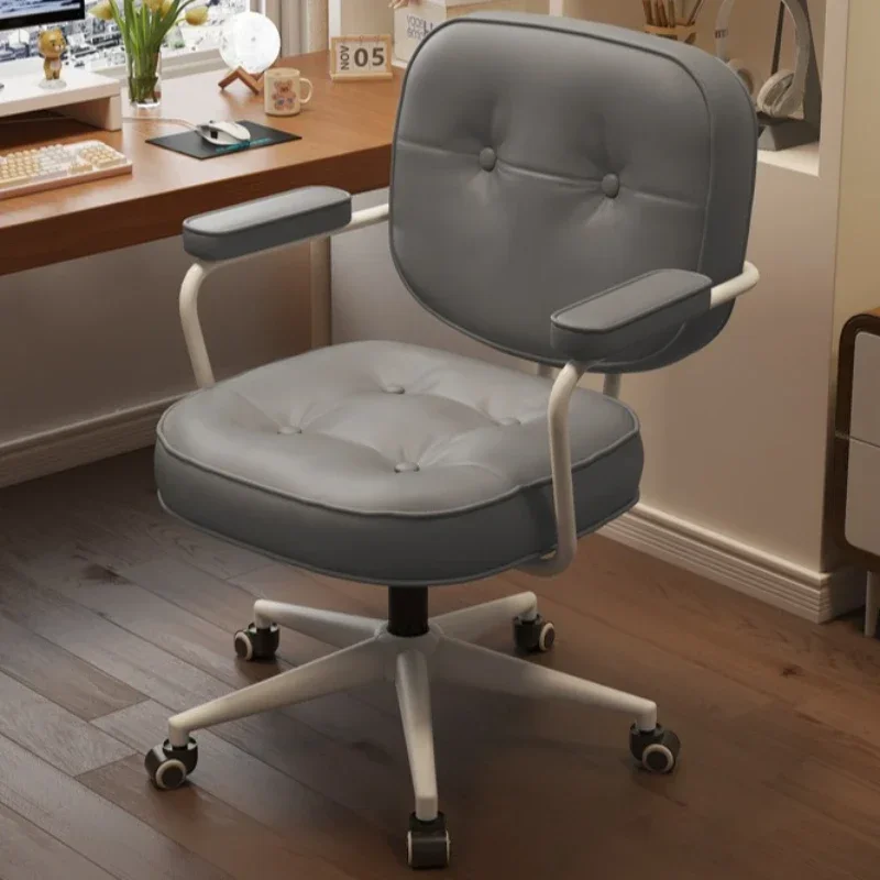 Exquisite Multi-functional Computer Chair Light Luxury Office Chair Study Desk Chair Lift Swivel Chair Office Chair Back Seat