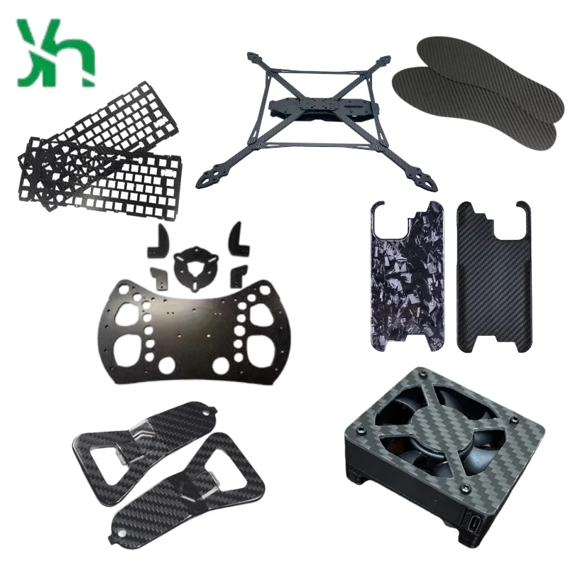 صفائح ألياف الكربون 3K مصنوعة حسب الطلب، خفيفة الوزن، مخصصة للخرسانة المقواة وألواح ألياف الكربون للسيارات #1