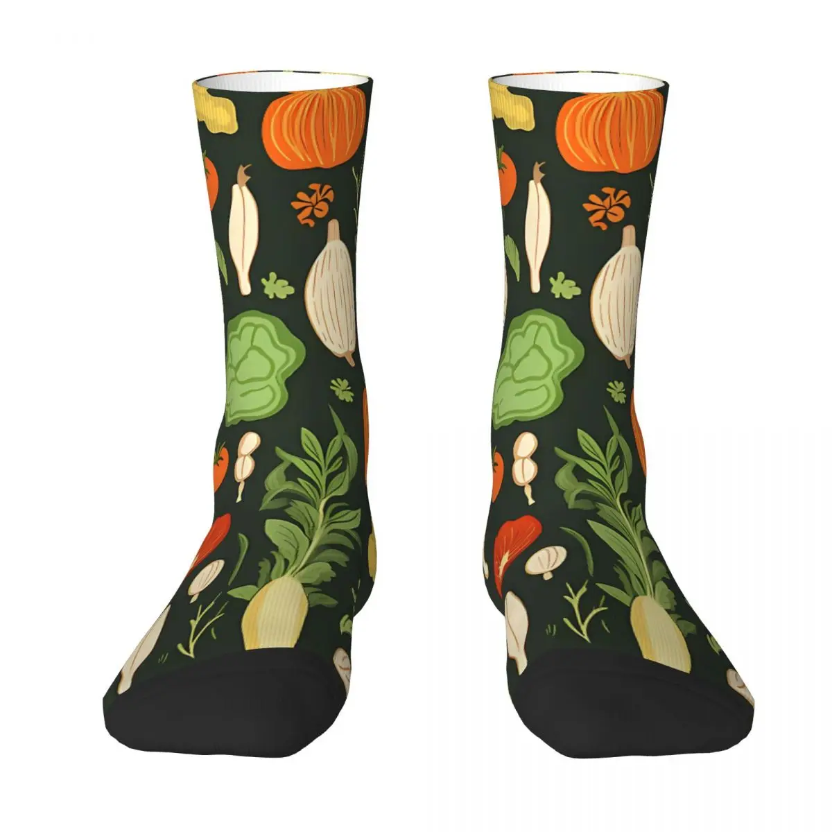 

Seamless Pattern With Minimal Vegetables Vegetable Sock Socks Men Women Polyester Stockings Customizable Sweetshirt