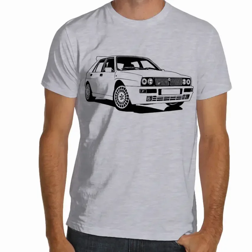 Lancia Delta Hf 16V Integrale Evo 2 Soft Cotton Multi Colors Rally Wrc Hot Sale Fashion High Quality Personality Design Shirts