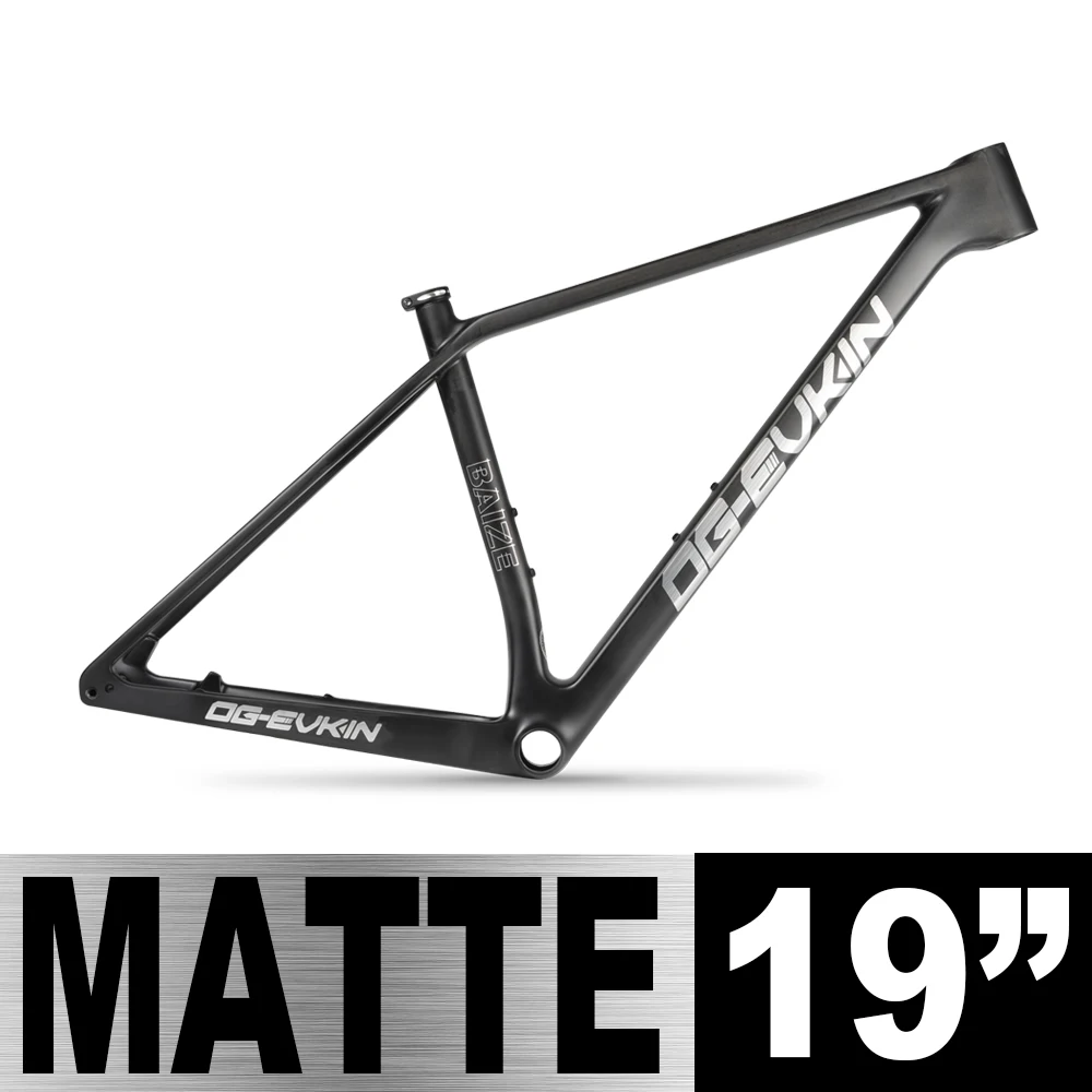 OG-EVKIN BAIZE Lichtgewicht XC MTB Carbon Frame Toray T700 Volledig Interne Kabelgeleiding BB92 12x148 Steekas Max 2.4In Frameset