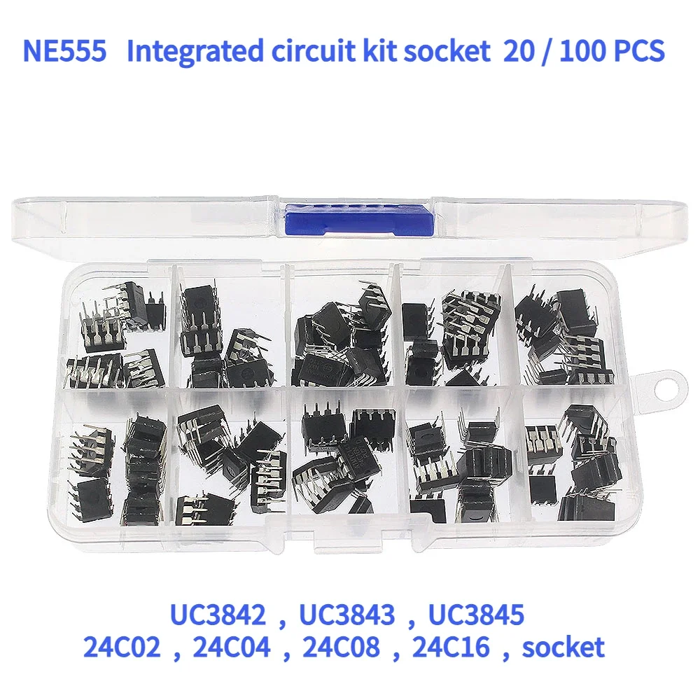 20/100PCS NE555 Int…