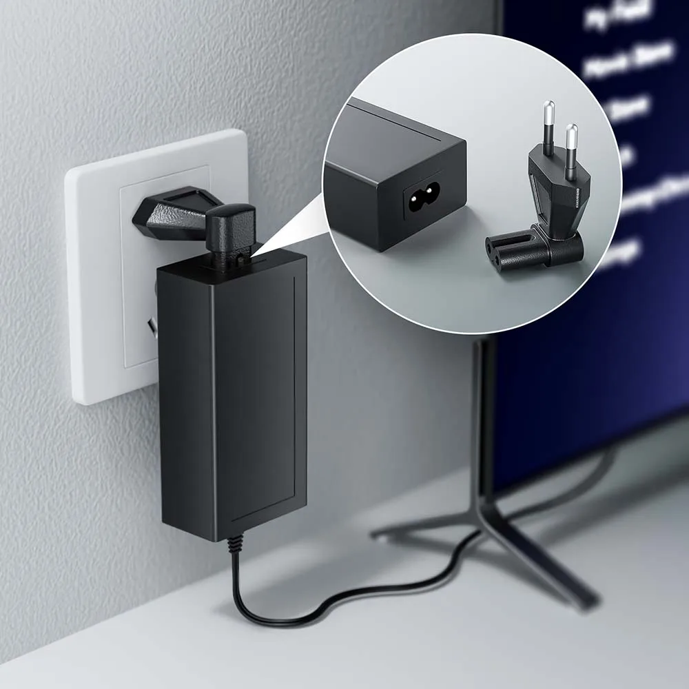 الاتحاد الأوروبي كابل توصيل محول الطاقة الاتحاد الأوروبي التوصيل إلى الشكل 8 بزاوية IEC C7 البرسيم ورقة محول CEE 7/16 إلى أوروبا IEC C5 إلى EURO CEE7/7 المكونات