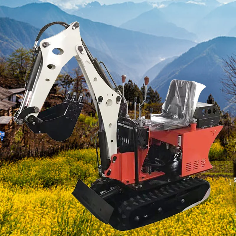 รถขุดขนาดเล็กของจีนที่กําหนดเองยูโร 5 EPA 800 กก. เครื่องขุดขนาดเล็กไฮดรอลิกราคา 0.8 ตันรถขุดขนาดเล็ก