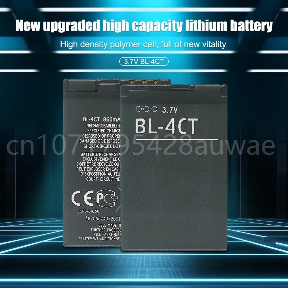 BL-4CT 4CT BL4CT Rechargeable Battery Phone Battery for NOKIA 5310 5630 6600 Fold 6700 7210 7230 7310 X3 Battery 4ct