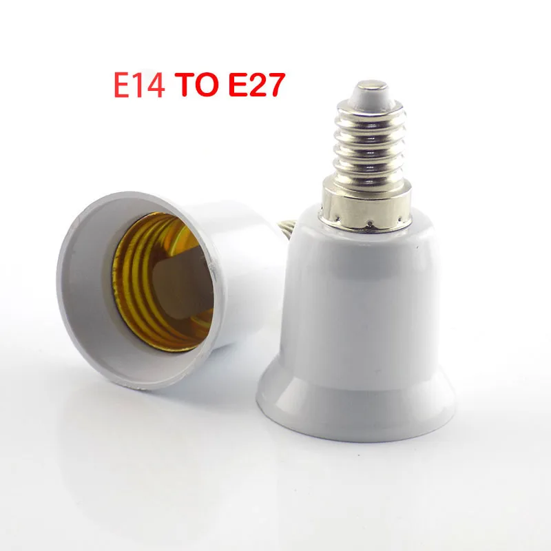 E14 To E27 Lamp Bulb Socket Base Holder Converter Light Adapter Conversion Fireproof Home Room Lighting Accessories Lamp Holder