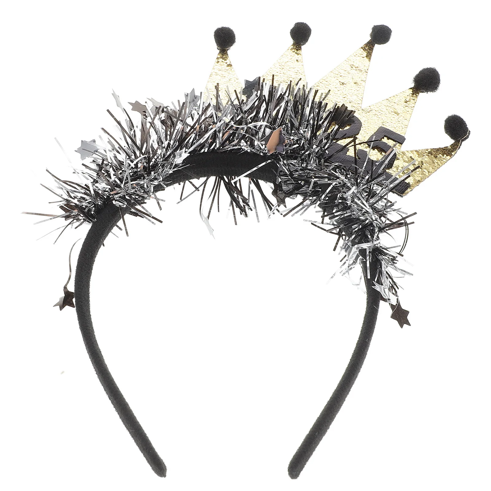 

Happy New Year Headband Tiara 2025 New Years Eve Party Decoration Accessories Countdown Party Photo Booth Props