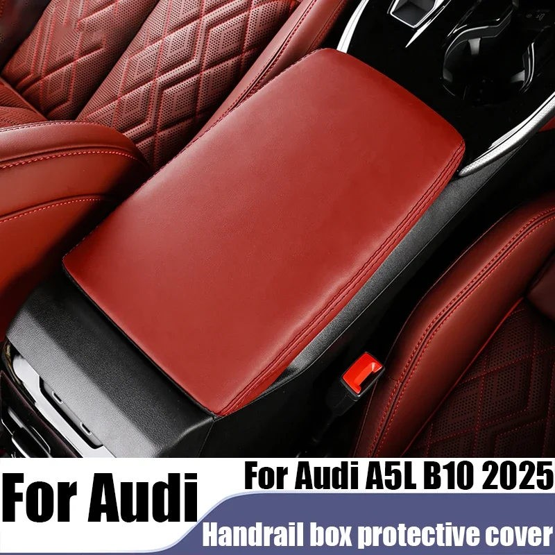 For Audi A5L B10 2025 Center Armrest Box Panel Protective Cover Anti Scratch Car Interior Modification Accessories