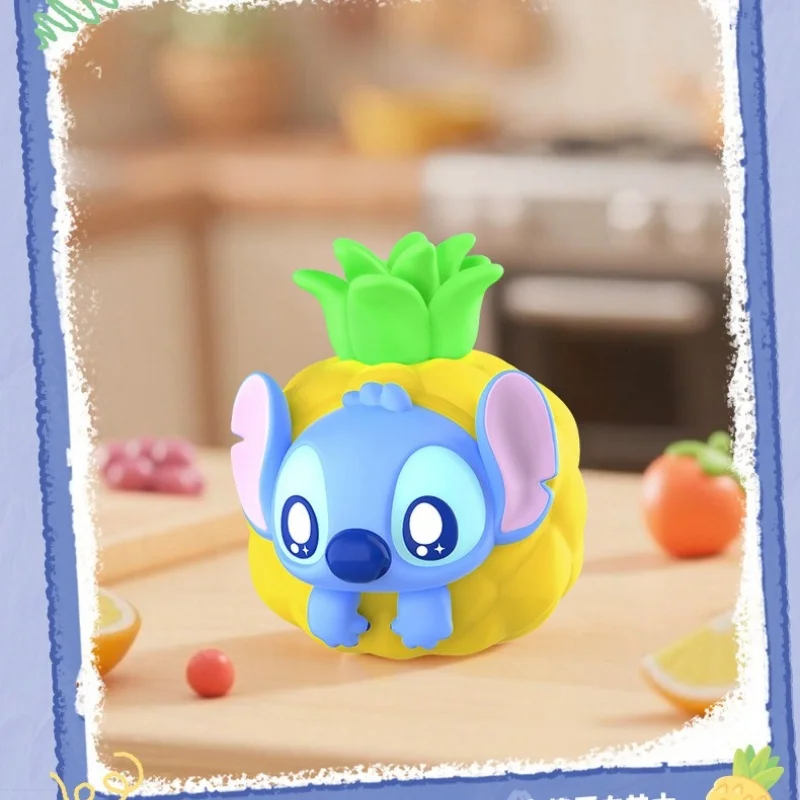 Magnet Kulkas Seri Stitch Lucu Asli Blind Box Figurine Meja Kerja Unik Hadiah Ulang Tahun Natal Tahun Baru