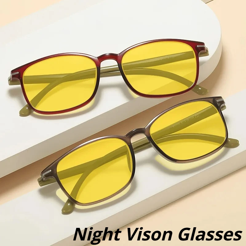 

Ultra-Lightweight Stylish Anti-Blue Light Night Vision Glasses Unisex Outdoor UV Protection Sunglasses UV400 Eye Protection
