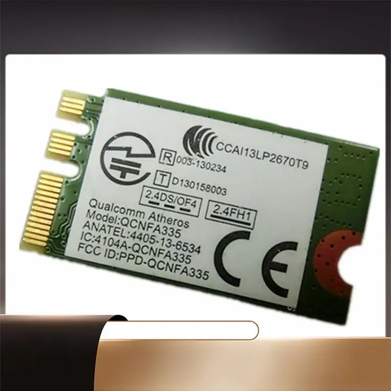 QCNFA335 Wireless Network Card, NGFF M2 Interface 4.0 Bluetooth Wireless Network Card Support System Win7/Win8/Win10-N35R