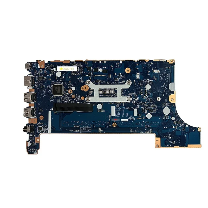 5B20V81654 02DL799 For Lenovo ThinkPad E490 E590 NM-B911 I5-8265U Laptop Motherboard FE490/FE590/FE480 100% test work