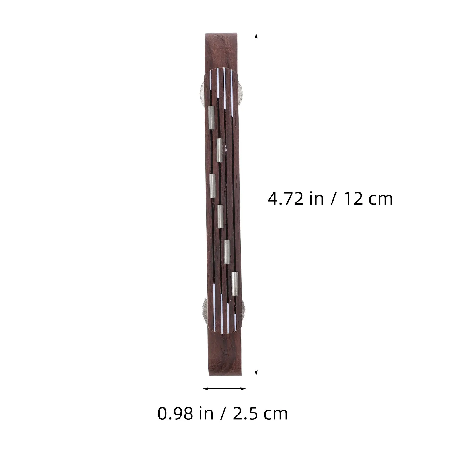 Floating Jazz Guitar Bridge for 6-String & 12-String, Adjustable Height 0.83–1.02 in