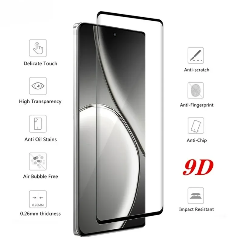 For Realme GT 6 Screen Glass film Full Cover For Realme GT 6T Curved Protector For Realme GT 6 Soft Fiber Camera film