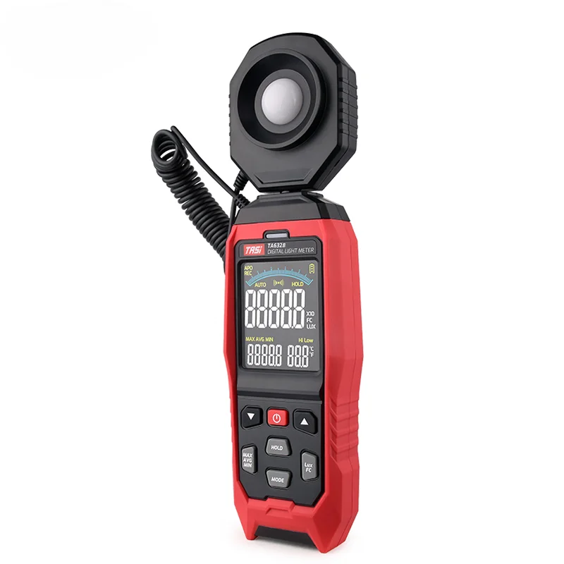 

Для TASI TA632B 200000Lux фотометр для ПК Подключение люксовый измеритель с выбираемым семейным источником цифровой фотометр