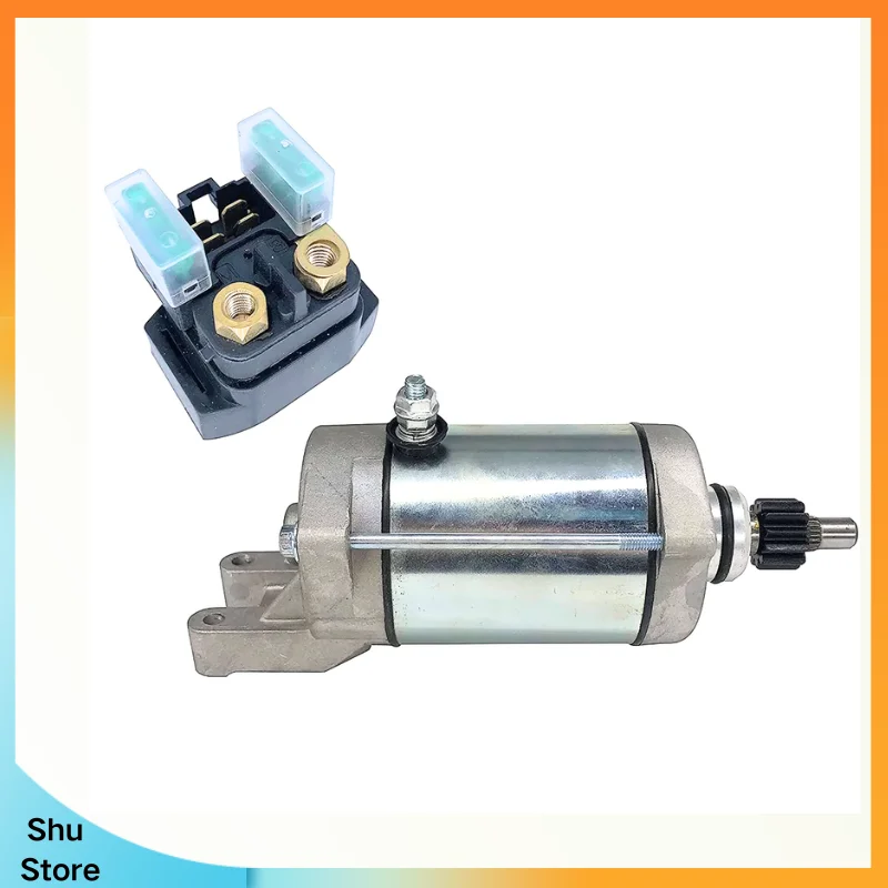 Starter Motor & Relay For Yamaha Raptor 660 Yfm660 2001 2002 2003 2004 2005 3SX-81890-00-00