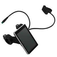 AB96-LCD Speed Meter Waterproof Screen Display Version For FATBIKE Accessories For OUXI V8 M5 Scooter Parts
