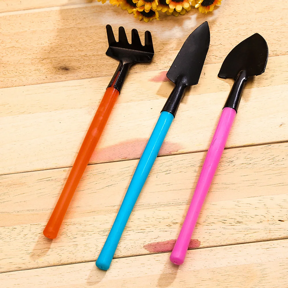 3pcs Set Mini Gardening Tool For Bonsai Flowers Plants Garden Tools Set Digging Weeding Soil Aerating Transplanting