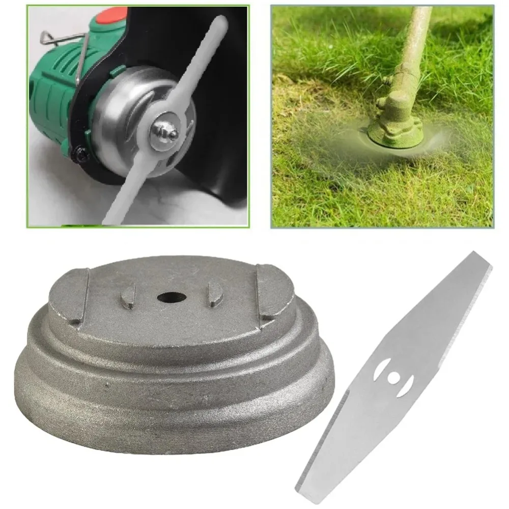 2Pcs Lawn Mower Blade Mounting Cover Adapter For Grass Trimmer Brush Cutter Lithium Electric Lawn Mower Adapter