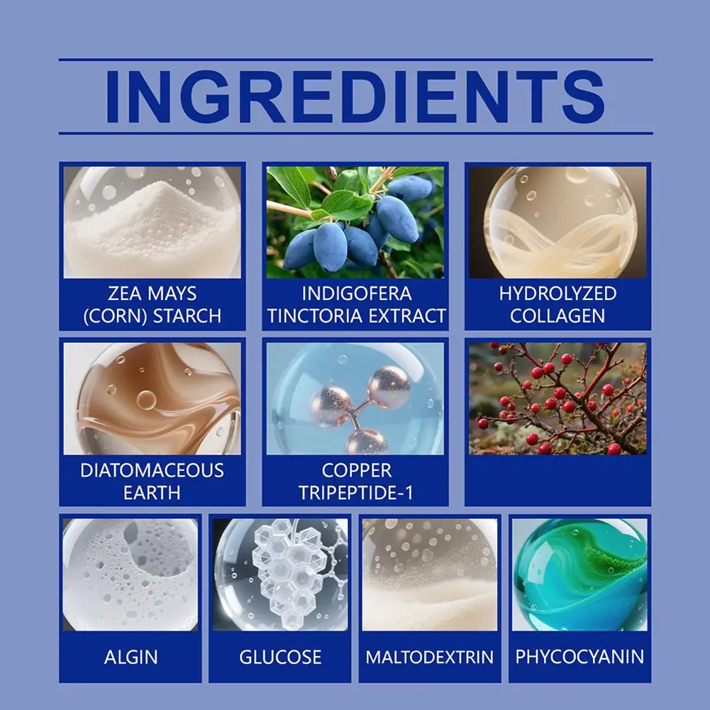 Natural Ingredients Mask Powder Shrink Pores Deep Cleansing Oil Control Moisturizing Facial Cream Hydrating Brightening Skincare