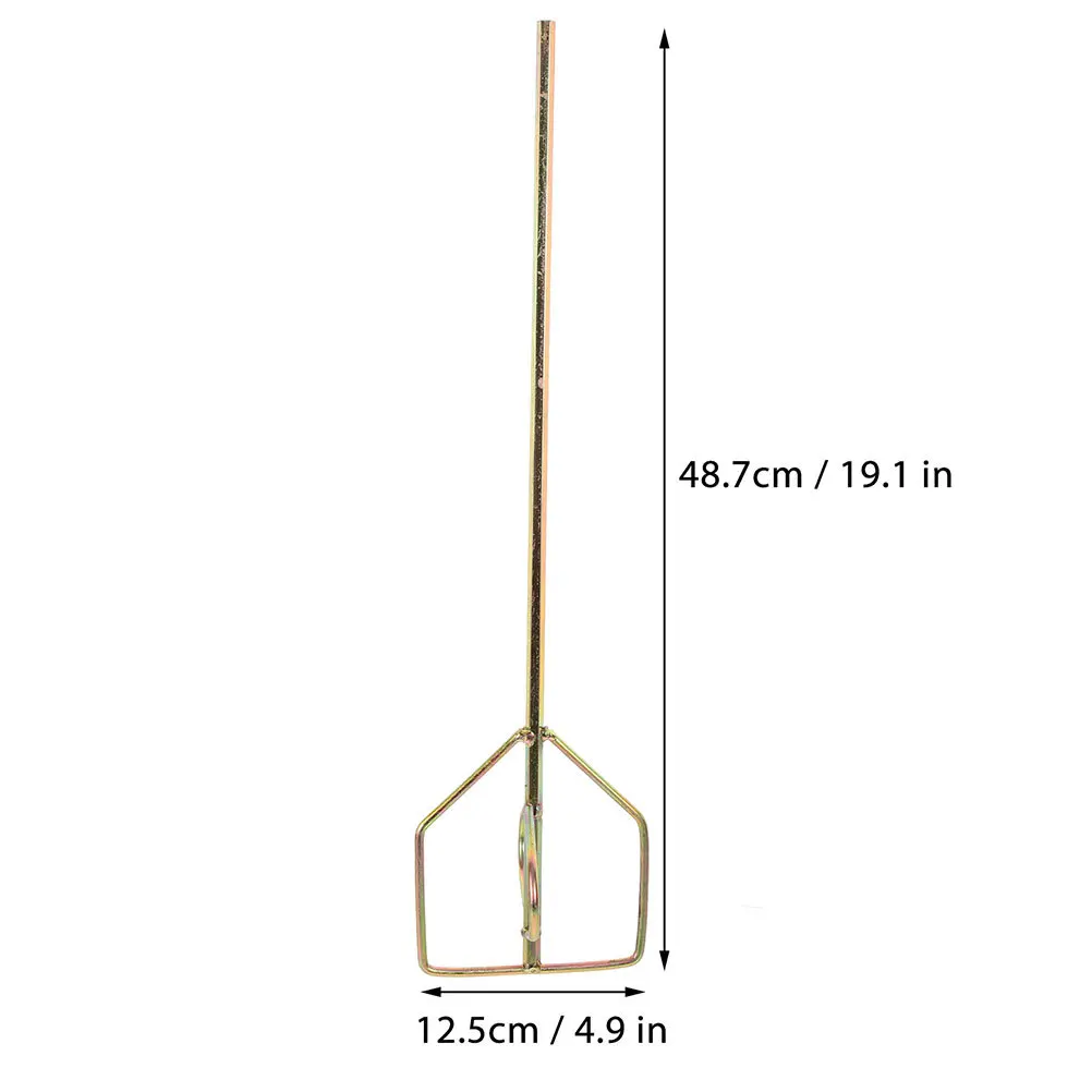 2 قطعة مرفق خلاط الحفر أداة خلط الطلاء المتينة لمهام تجديد الخرسانة الجص الأسمنتي خلاط الأسمنت #2